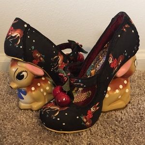 Irregular choice deer heels size 40